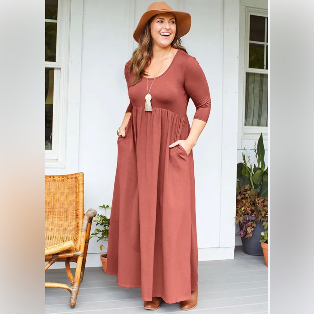 Matilda Jane Rose Country Drive Maxi Dress